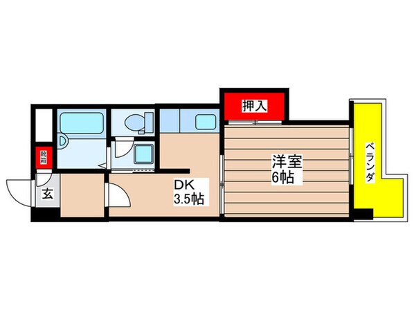 サンシャインビルの物件間取画像